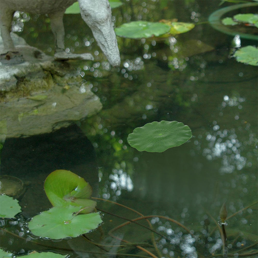 Aquarium Planted Tank - 15Pcs Artificial Lily Pads Realistic Floating