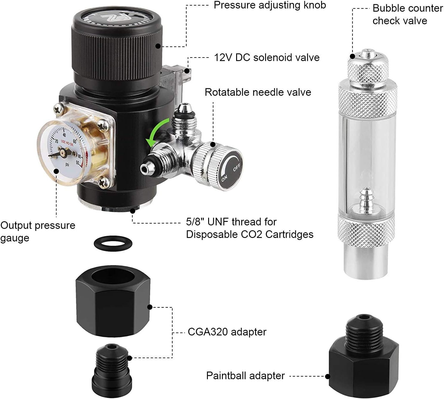Aquarium CO2 Regulator Mini Se - Co2 Regulator Dual Stage review and price