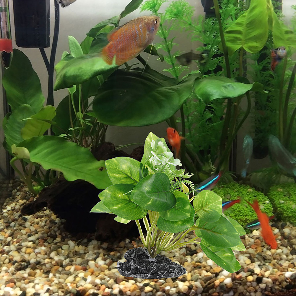 2pcs Fake Plants for Fish Tank - Planted Aquarium Maintenance review and price