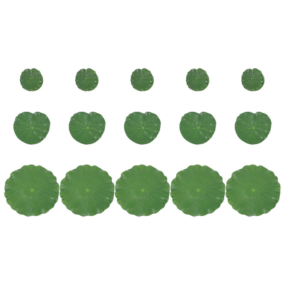 15Pcs Artificial Lily Pads Rea - Aquarium Planted Tank review and price