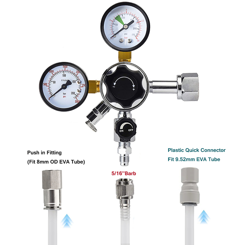 Dual Gauge Co2 Regulator High  - Co2 Regulator Dual Stage review and price