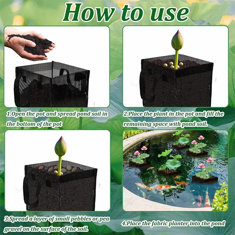 4 Pcs Black Mesh Pond Planting - Aquarium Plant review and price