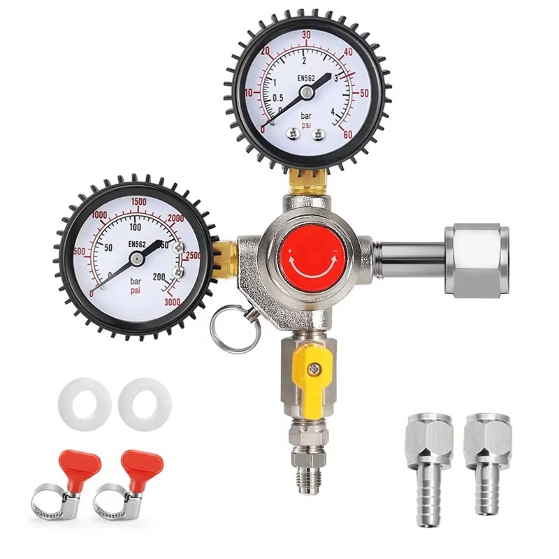 CO2 Regulator Draft Beer Regul - Co2 Regulator Dual Stage review and price