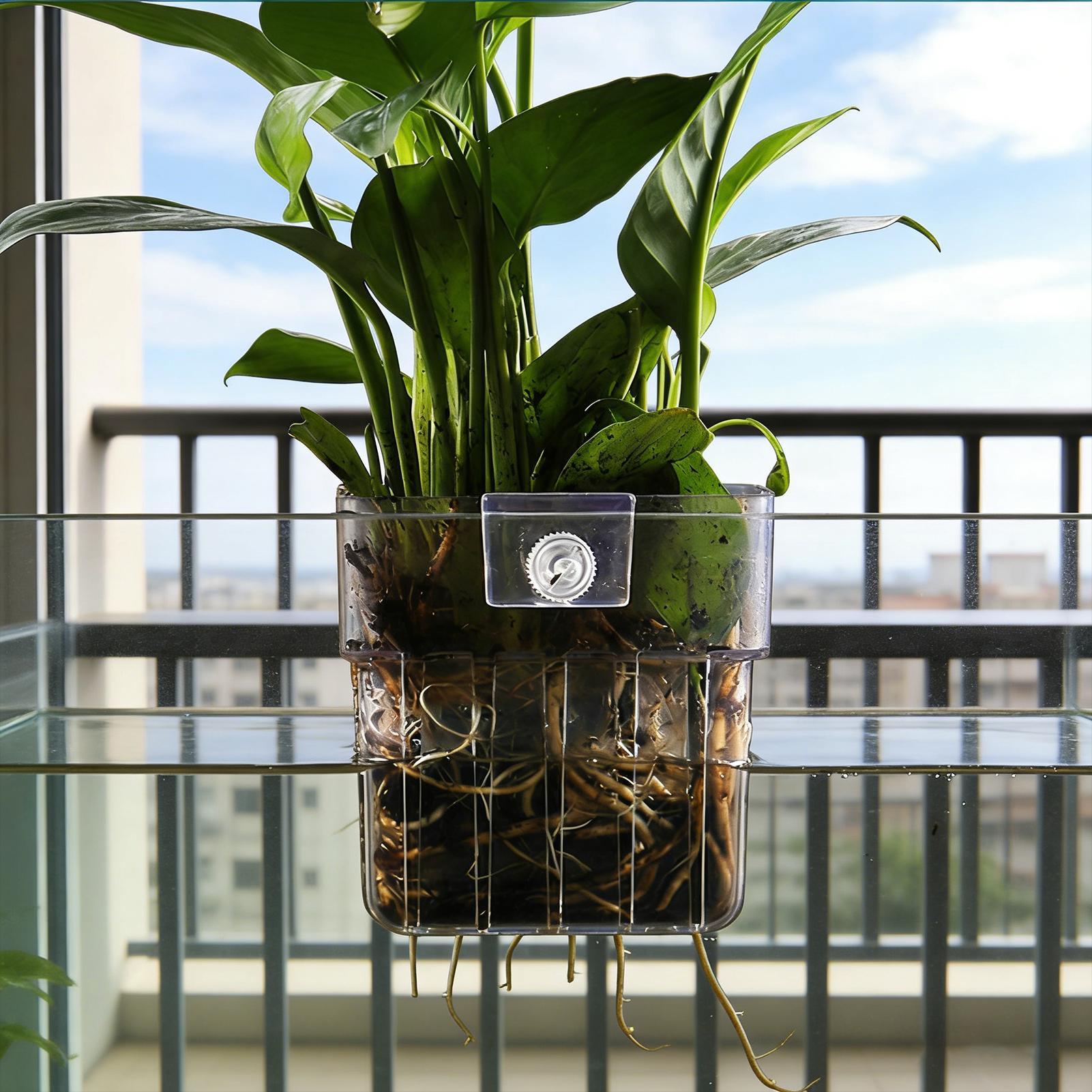 Aquarium Transparent Hanger Po - Aquarium Plant Growth review and price