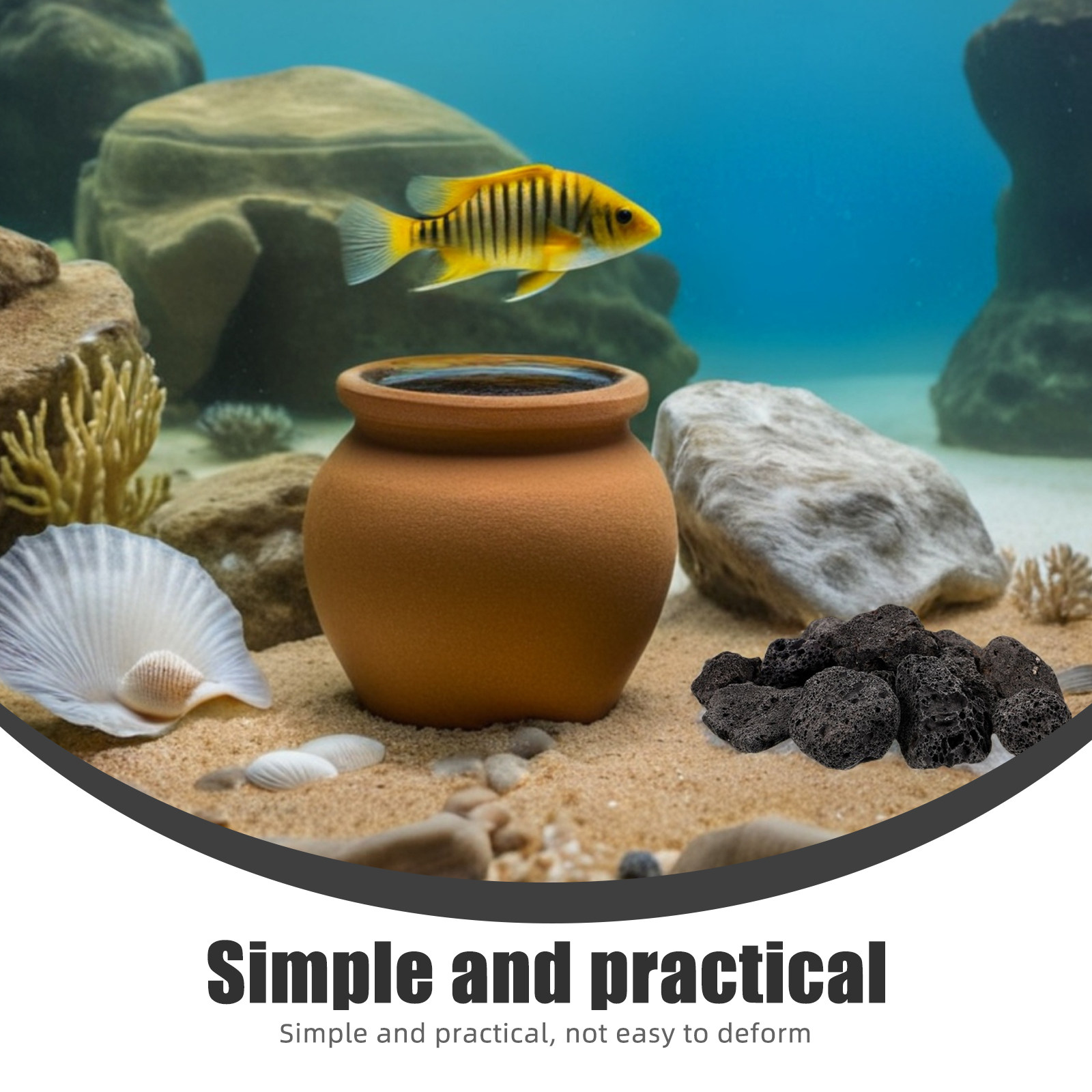 1Pack Natural Volcanic Stones  - Aquarium Planted Tank review and price