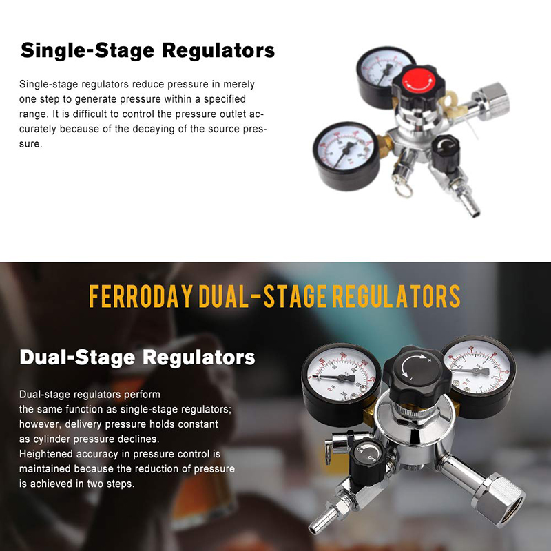 Dual Gauge CO2 Draft Beer Regu - Co2 Regulator Dual Stage review and price