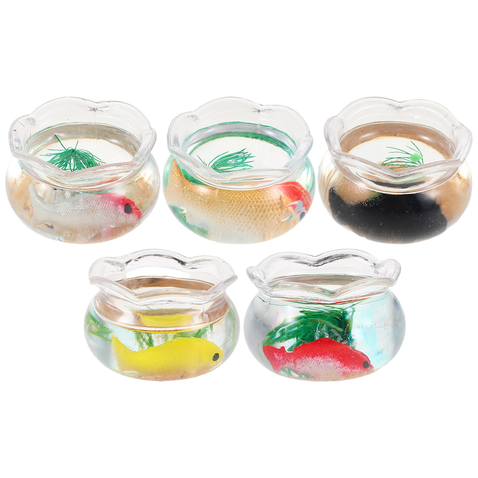 5Pcs Miniature Fish Bowl Small - Aquarium Planted Tank review and price